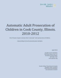 New Research Confirms 30-Year Trend of Poor Outcomes and Nearly Exclusive Impact on Minority Youth from Automatic Transfer to Adult Court