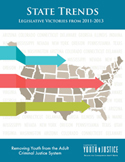 State Trends Legislative Victories from 2011-2013 Removing Youth from the Adult Criminal Justice System